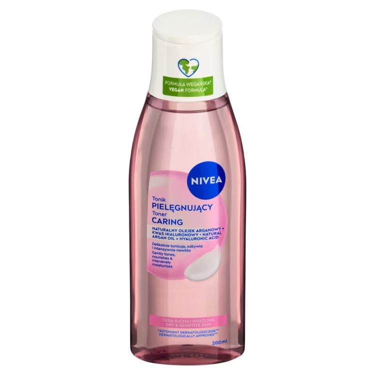 Nivea pleťová voda 200ml jemná /suchá,citlivá/ - Kosmetika Pro ženy Péče o obličej Pleťové vody a gely